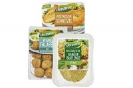 Denns Dennree Gemüse-Bratlinge, vegetarische Schnitzel, Falafel oder Bällchen