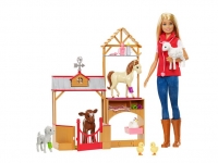 Lidl  Barbie Spaß auf dem Bauernhof Puppe und Spielset