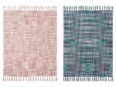MERADISO® Strickdecke, 130 x 160 cm, mit dekorativen Fransen 8.76 €