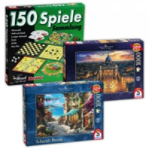 1000-Teile-Puzzle oder Spielesammlung 7.78 €