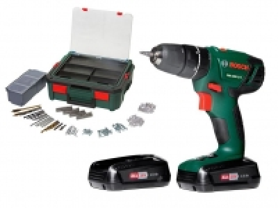 Lidl  BOSCH Akku-Schlagbohrschrauber PSB 1800 LI-2, 241-teilig