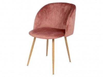 LIVARNO LIVING® Sessel, weicher Samtbezug, Metallbeine in Holz-Optik,  38.79 €