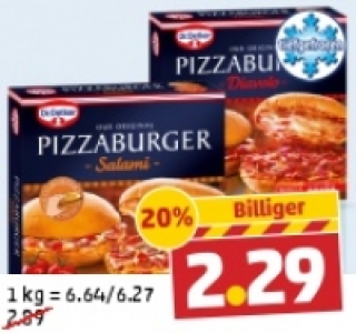 DR. OETKER Pizzaburger