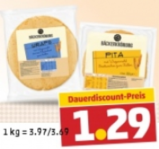 B&Auml;CKERKR&Ouml;NUNG Grillkiste Wraps oder Pita