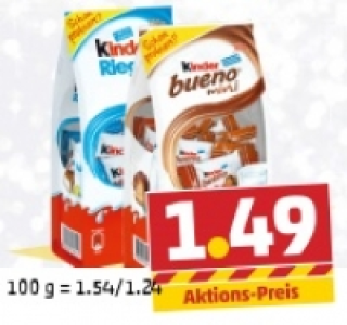 FERRERO Kinder Bueno mini oder Kinder Riegel mini