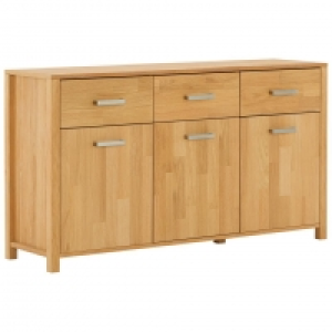 Anrichte HUGGET (3 Schubladen, 3 Türen, geölt) 275.00 €