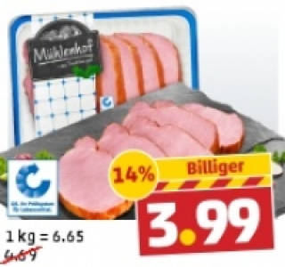 MÜHLENHOF Frischer Kasseler-Minutenlachs 3.99 €