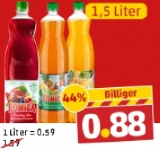 PUNICA Fruchtsaftgetränk 0.88 €