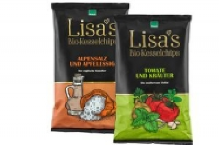 Denns Lisas Kesselchips, verschiedene Sorten