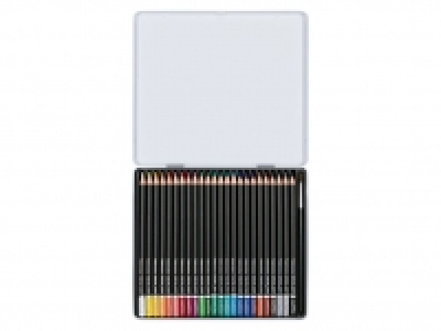 Lidl  CRELANDO® Aquarell Buntstifte, 25-teilig, in Metalletui