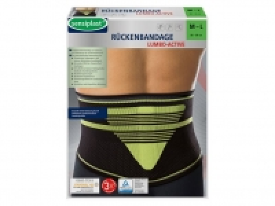 Lidl  SENSIPLAST® Rückenbandage, mit positionierbarer Lumbalpelotte, mit Nop