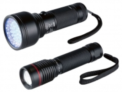 LIVARNO LUX® Taschenlampe, mit gummiertem Druckschalter 6.78 €