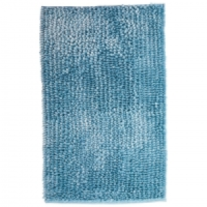 Dänisches Bettenlager  Luxus-Chenille-Badematte (50x80, aqua)