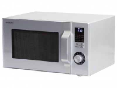 Lidl  Sharp Mikrowelle R744S, 900 Watt, 25 l, 5 Leistungsstufen