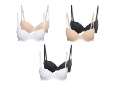 Lidl  ESMARA® Lingerie Push-Up-BH, 2 Stück, längenverstellbare Träger, gepol