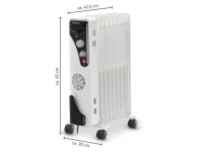 Lidl  SILVERCREST® Ölradiator, 2000 Watt, mit 9 Rippen