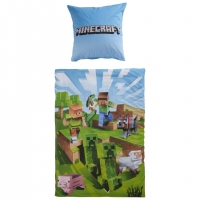 Dänisches Bettenlager  Kinderbettwäsche Minecraft (135x200)