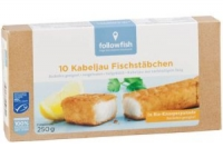 Denns Followfish Kabeljau-Fischstäbchen