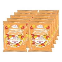 Netto  Candies World süsse Pfirsichringe 400 g, 10er Pack