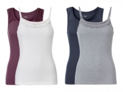 Lidl  ESMARA® Ripptop Damen, 2 Stück, figurbetont