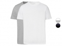 Lidl  LIVERGY® T-Shirt Herren, 2 Stück, mit Rundhalsauschnitt