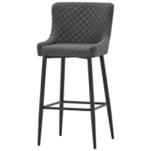 Barstuhl SAN DIEGO (gepolstert, grau) 65.00 €