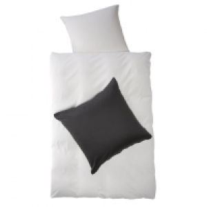 Satin-Bettwäsche Raie (135x200, weiß) 20.00 €