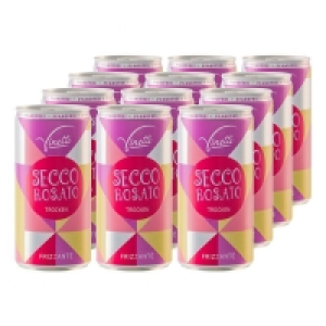Vinetti Secco Rosato Frizzante 10,0 % vol 200 ml, 12er Pack 5.16 €