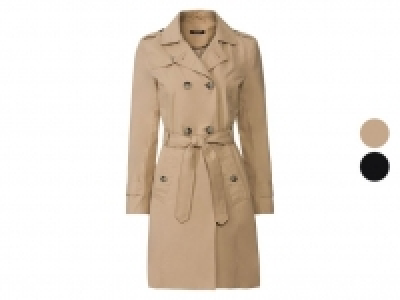 Lidl  ESMARA® Trenchcoat Damen, mit Bindegürtel, Knöpfung