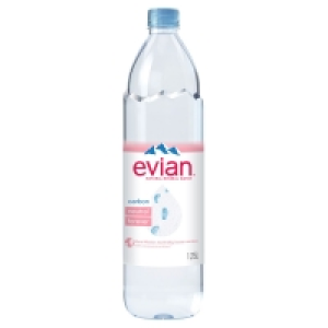 Aldi Süd  evian Mineralwasser 1,25 l
