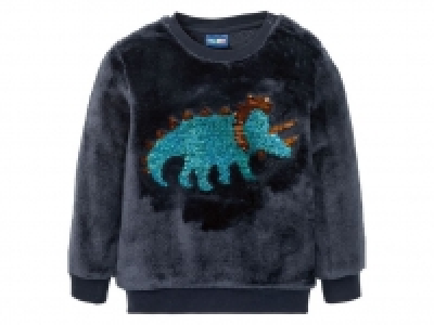 Lidl  LUPILU® Kleinkinder Pullover Jungen, mit Wendepailletten