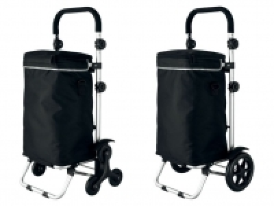 Lidl  TOPMOVE® Einkaufstrolley, 40 l Fassungsvermögen, Aluminiumgestell mit 
