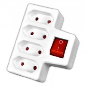 Steckdosenadapter 4-fach 1.99 €