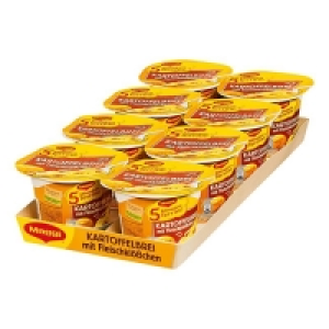 Netto  Maggi 5 Minuten Terrine Kartoffelbrei mit Fleischklößchen 46 g, 8er Pa