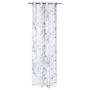 Verdunkelungsschal Äste (135x245, mit Ösen, grau-weiß) 14.99 €