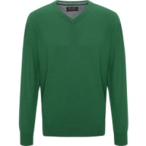 Dunmore Pullover, V-Ausschnitt, Cashmere-Seide-Mix, breite Bündchen, f 39.99 €