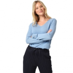 Adagio Seide-Cashmere Pullover Monaco 1 Zoll, V-Ausschnitt, für Damen 59.99 €