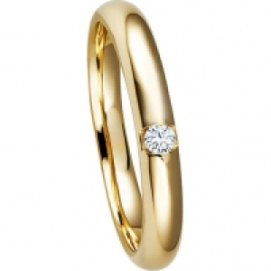 Moncara Damen Ring, 375er Gelbgold mit 1 Brillanten 159.20 €