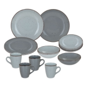 Tafelservice - hellgrau-grau - 16-teilig 39.00 €