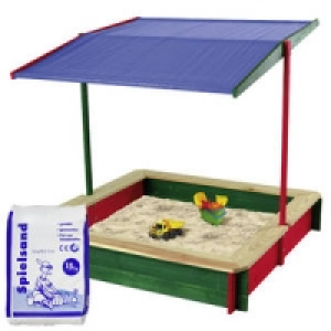 Holzsandkasten mit Dach 39.95&nbsp;&euro;