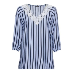 Damen-Bluse mit Längsstreifen 4.00 €