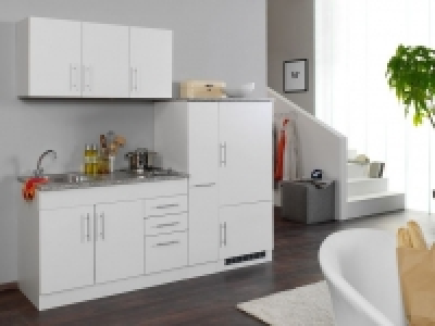 HELD Singleküche »Toronto«, B 210 cm, mit 2er Kochmulde, Kühlschrank,  769.00 €
