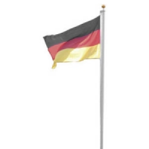 Alu-Fahnenmast mit Deutschland-Fahne 49.95&nbsp;&euro;