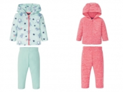 Lidl Lupilu® LUPILU® Baby Fleeceanzug Mädchen, mit Kinnschutz