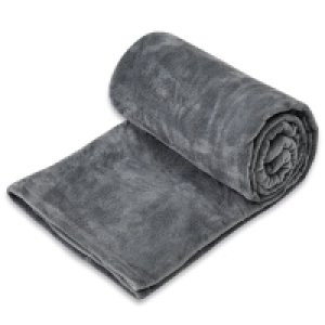 Roller  homara Microfleecedecke - grau - Polyester- 220x240 cm