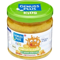 Rossmann Genuss Plus Kids Bio Kartoffelsuppe mit Wiener Würstchen