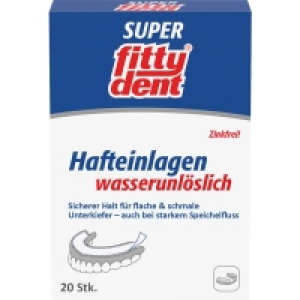 Rossmann Fittydent Hafteinlagen wasserunlöslich