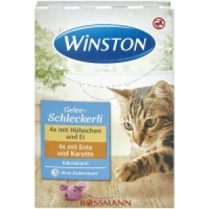 Winston Gelee-Schleckerli 4x mit Hühnchen und Ei, 4x mit Ente und Karotte