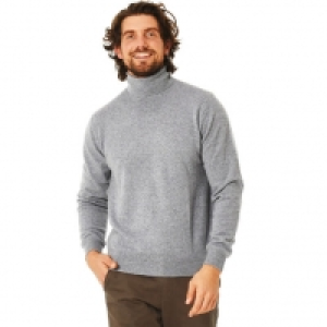 Karstadt  Dunmore Rollkragen-Pullover, Cashmere-Qualität, breite Bündchen, für H