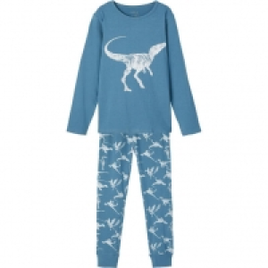 Karstadt  Name It Pyjama, 1/1-Länge, Langarm, Dinosaurier-Print, für Jungen